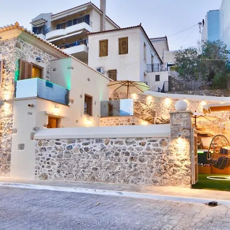 Sea-front Jacuzzi&garden Luxury Rock * Ermioni